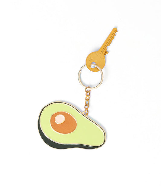 Oversized Avocado Keyring