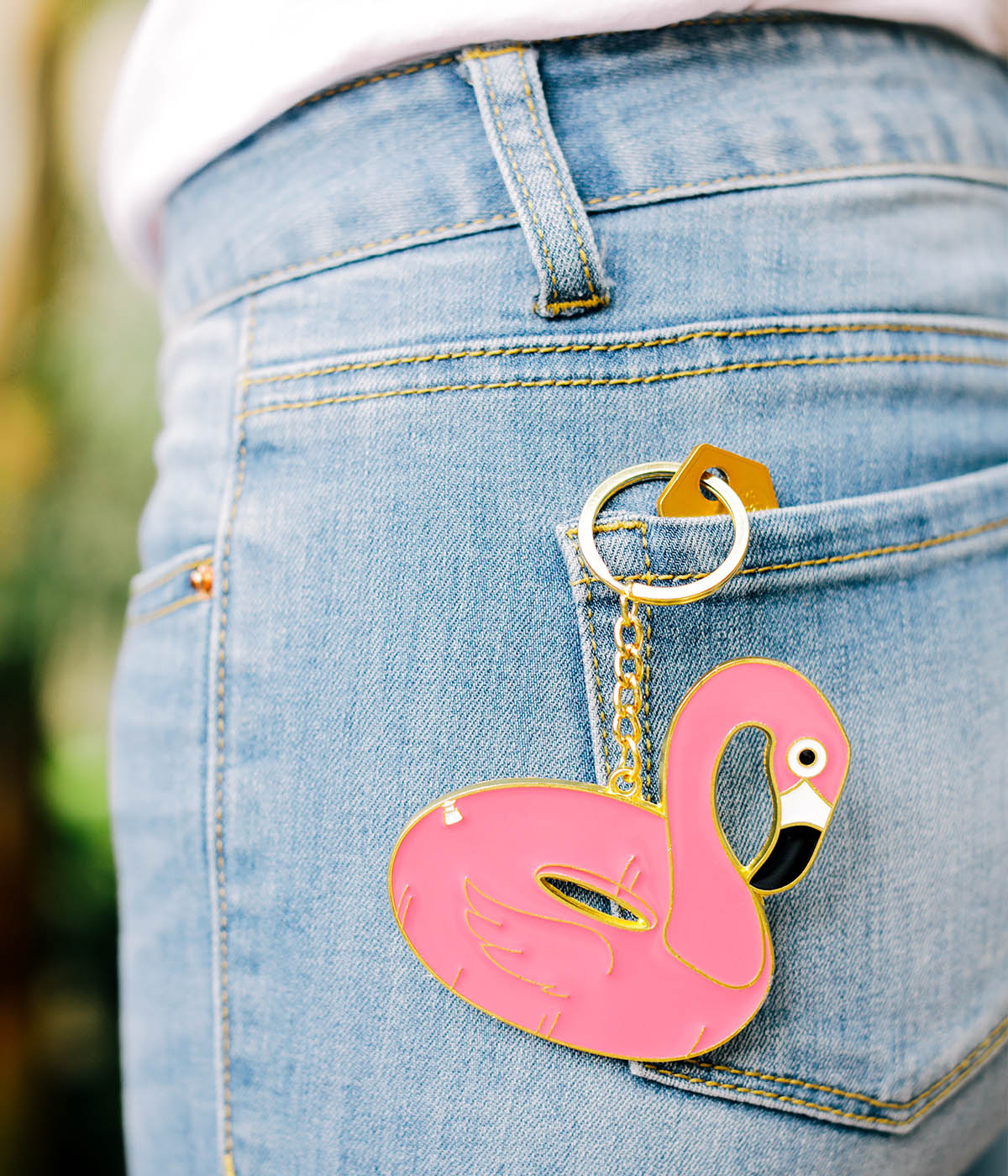 Oversized Pool Float Keyring