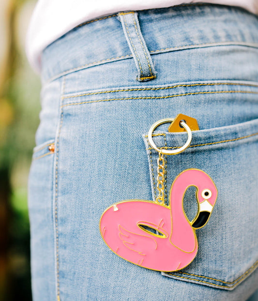 Oversized Pool Float Keyring