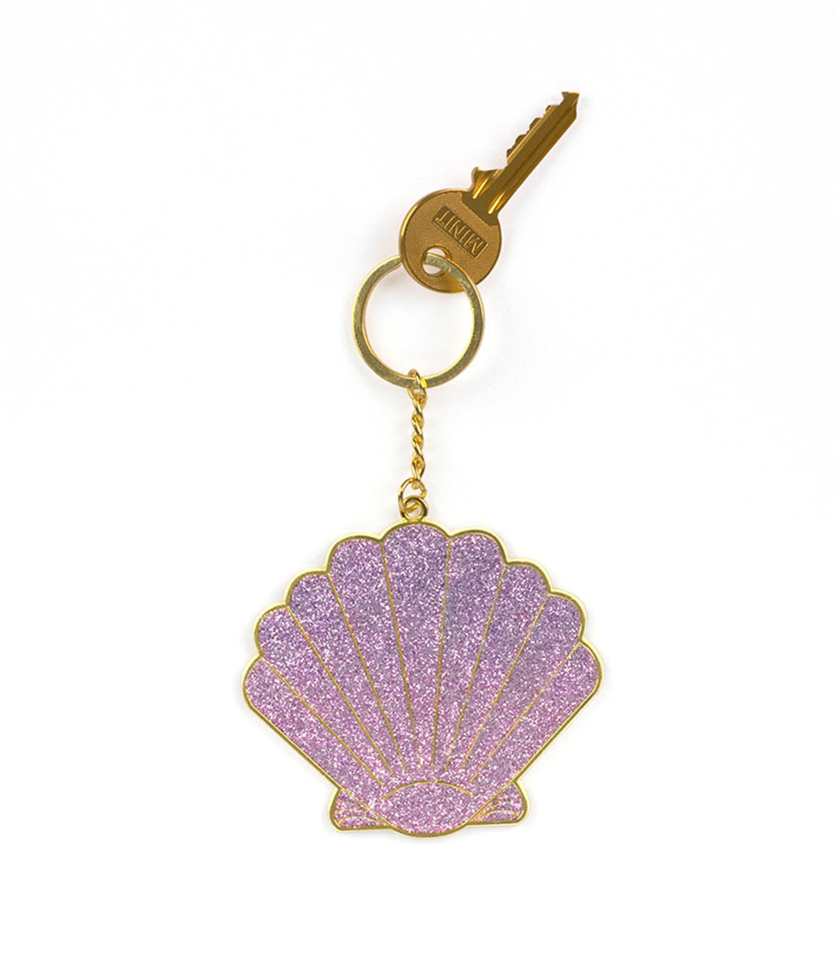 Oversized Shell Keyring