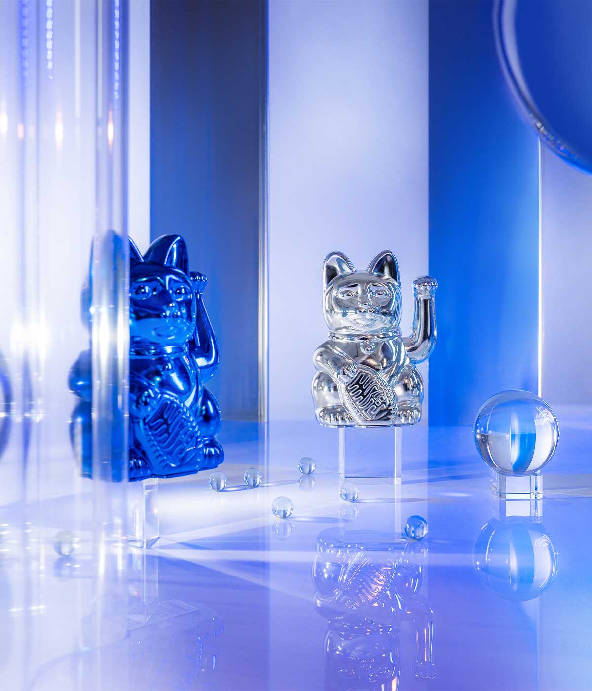 Lucky Cat Cosmic Edition: Mercury – Shiny Silver