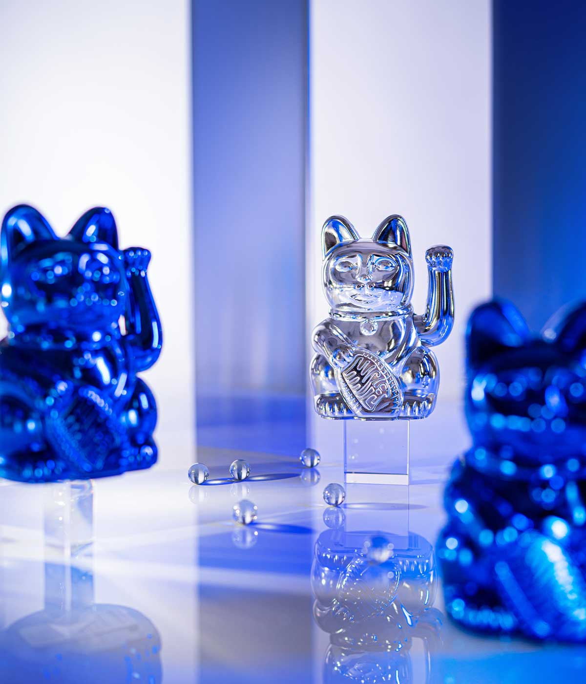 Lucky Cat Cosmic Edition: Mercury – Shiny Silver