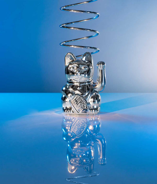 Lucky Cat Cosmic Edition: Mercury – Shiny Silver