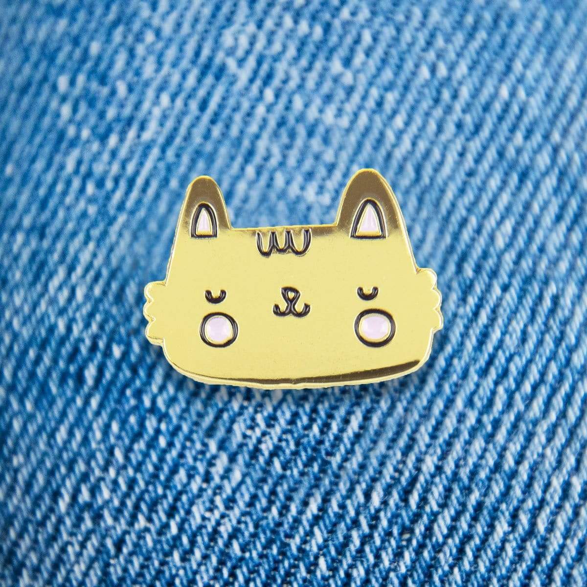 Cat Pin & Greeting Card