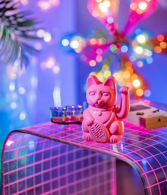 Lucky Cat Classic Glossy Pink