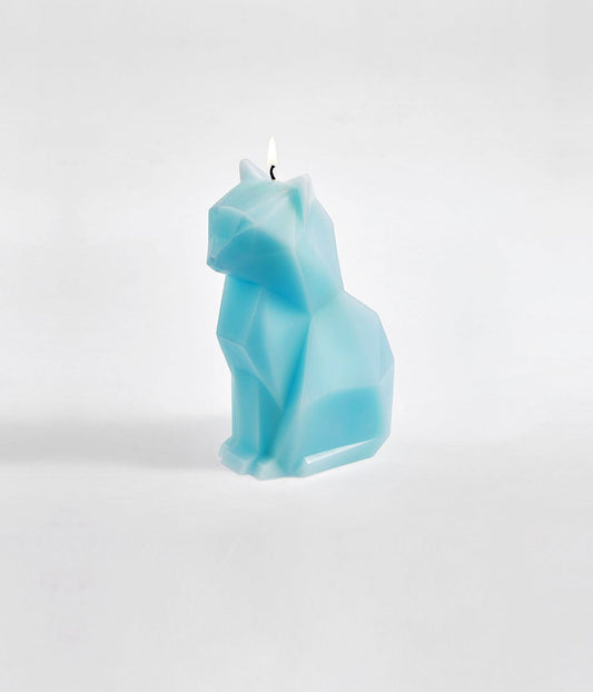 PyroPet Kisa Candle Light Blue (Scented)