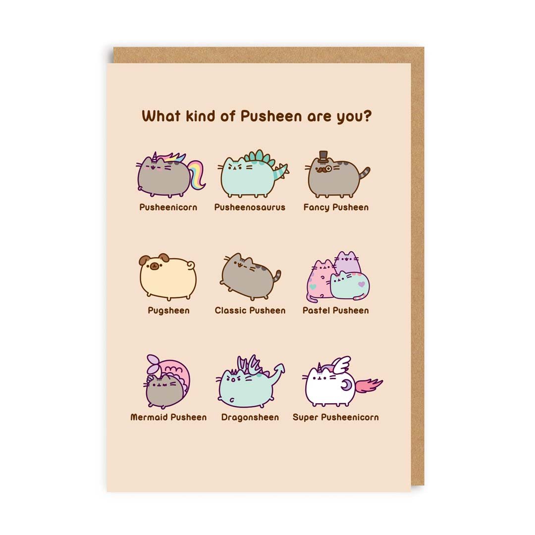 What Kind Of Pusheen Are You Greeting Card