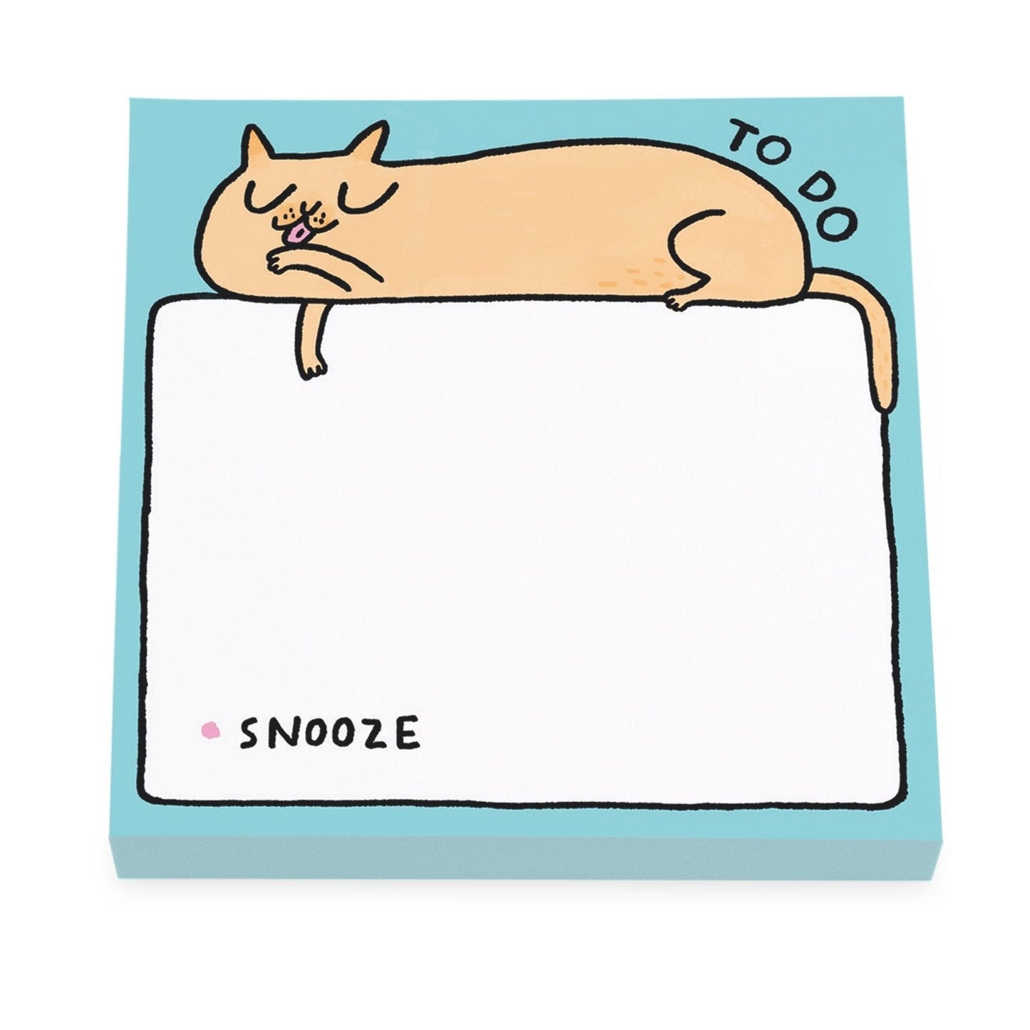 To Do Snooze Cat Post-It Notes