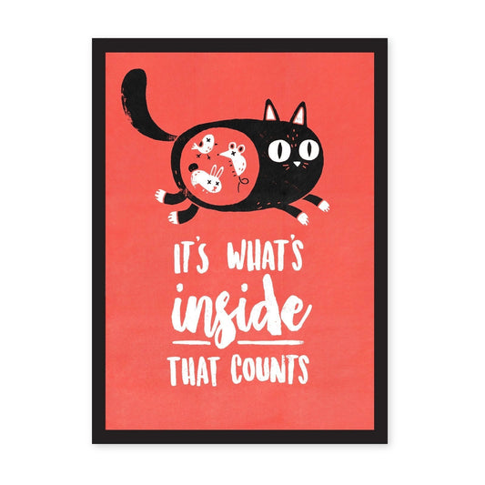 What’s Inside That Counts A4 Riso Print